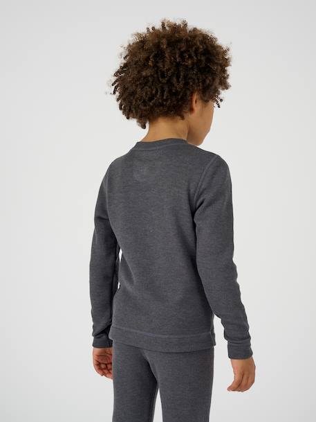 T-shirt thermolactyl sensitive molleton Beige+Gris charbon+Gris clair 5 - vertbaudet enfant 