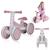 Draisienne villy à 4 roues avec amortissement avant et siège ergonomique Beige latte+Green turquoise+Pink rose 13 - vertbaudet enfant 