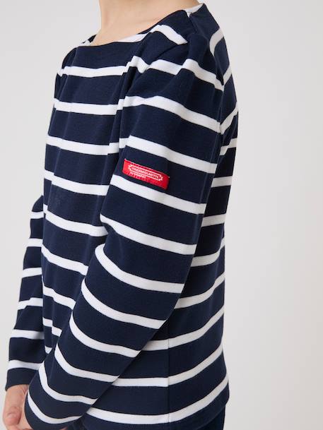 Marinière thermolactyl Blanc+Bleu marine+Bleu poudré+Gris 9 - vertbaudet enfant 
