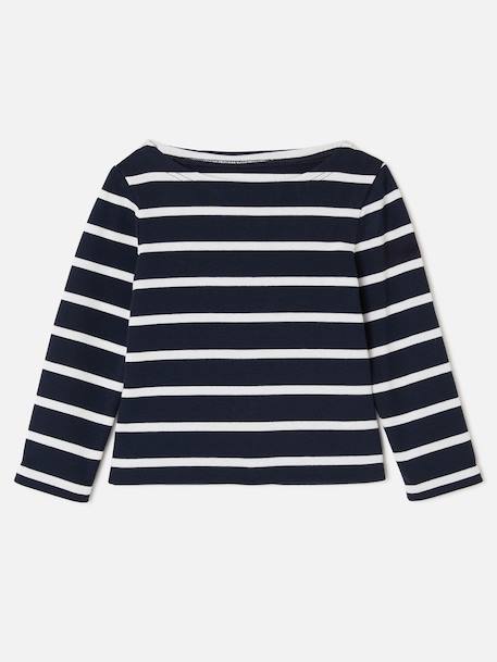 Marinière thermolactyl Blanc+Bleu marine+Bleu poudré+Gris 7 - vertbaudet enfant 