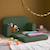 Canapé lit enfant en velours côtelé dépliable, l 90 x p 43 x h 51,5 cm Crème+Kaki 10 - vertbaudet enfant 