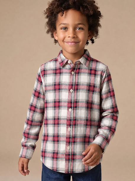 Chemise garçon avec nœud papillon écru 3 - vertbaudet enfant 