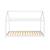 Lit enfant cabane, bois massif en pin naturel - tobias - sommier inclus, 90 x 190 cm Blanc+Naturel 4 - vertbaudet enfant 