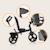 Tricycle poussette haari jusqu’à 25 kg avec siège réversible, panier et sac Beige taupe+Bubblegum+Green sage+Jeans+Pink rose+Stone grey 33 - vertbaudet enfant 