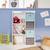 Meuble de rangement pour enfant, blanc - camille - avec 7 compartiments et 4 paniers Bleu+Rose 4 - vertbaudet enfant 