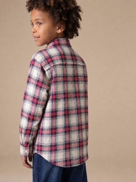Chemise garçon avec nœud papillon écru 10 - vertbaudet enfant 