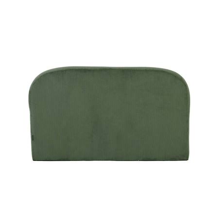 Canapé lit enfant en velours côtelé dépliable, l 90 x p 43 x h 51,5 cm Crème+Kaki 12 - vertbaudet enfant 