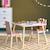 Table carrée enfant bois de pin 2 assises - judith Blanc+Jaune+Rose+Terracotta+Vert+Vert olive 16 - vertbaudet enfant 