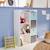 Meuble de rangement pour enfant, blanc - camille - avec 7 compartiments et 4 paniers Bleu+Rose 3 - vertbaudet enfant 