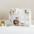 Meuble de rangement jouet avec 12 casiers, tobias, l 84 x p 29,5 x h 60cm Blanc+Naturel 4 - vertbaudet enfant 