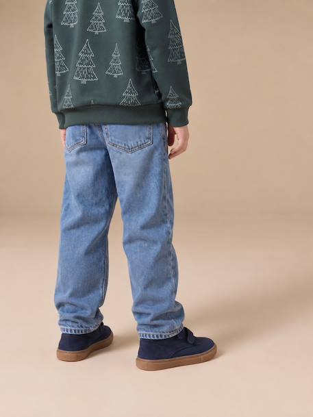 Jean loose morphologie medium double stone+noir 8 - vertbaudet enfant 