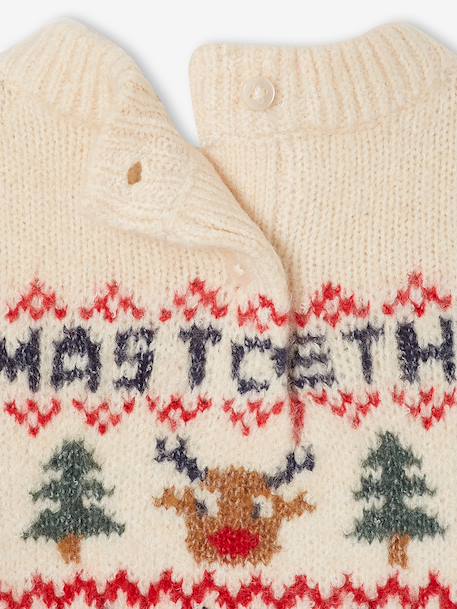 Pull de Noël bébé mixte Capsule Famille rouge 6 - vertbaudet enfant 