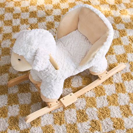 Fauteuil mouton à bascule pour enfant Blanc 6 - vertbaudet enfant 