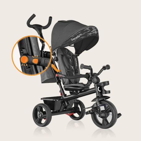 Tricycle poussette haari jusqu’à 25 kg avec siège réversible, panier et sac Beige taupe+Bubblegum+Green sage+Jeans+Pink rose+Stone grey 34 - vertbaudet enfant 