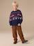 Pantalon large garçon cappuccino+lichen 2 - vertbaudet enfant 