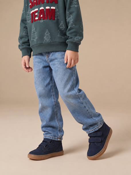 Jean loose morphologie medium double stone+noir 1 - vertbaudet enfant 