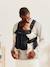 Porte-bébé Mini tissé BABYBJÖRN beige+noir 12 - vertbaudet enfant 