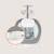 Balancelle transat pascal avec 12 mélodies, vibrations et pliage compact Grey dove+Grey scandi 10 - vertbaudet enfant 