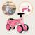 Draisienne sammy à 4 roues avec siège ergonomique Pink rose+White+Yellow honey 3 - vertbaudet enfant 
