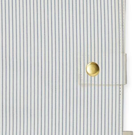 Protège carnet de santé classic stripes blue Bleu 2 - vertbaudet enfant 