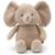 Peluche jollies elephant suki (25 cm) Beige, noir 1 - vertbaudet enfant 