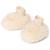 Chaussons chauds pour bébé teddy sand paws (0-3 mois) Beige+Beige 1 - vertbaudet enfant 