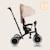 Tricycle poussette tris plus jusqu’à 25 kg avec siège réversible et accessoires Beige sand+Blue denim+Pink rose 6 - vertbaudet enfant 