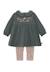 Ensemble robe + bas 100% coton bébé fille Bleu canard 2 - vertbaudet enfant 