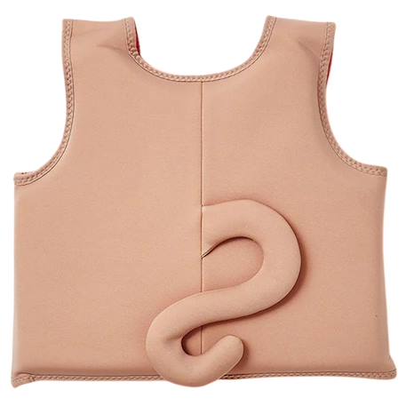 Gilet de natation beige tully le tigre (1-2 ans) Beige, orange 2 - vertbaudet enfant 