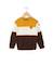 Pull 100% coton garçon Naturel / chocolat / jaune 1 - vertbaudet enfant 