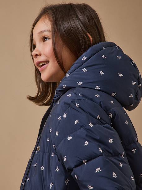 Doudoune imprimée doublée polaire fille Imprimé baies 3 - vertbaudet enfant 
