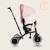 Tricycle poussette tris plus jusqu’à 25 kg avec siège réversible et accessoires Beige sand+Blue denim+Pink rose 18 - vertbaudet enfant 