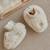Chaussons chauds pour bébé teddy sand paws (0-3 mois) Beige+Beige 9 - vertbaudet enfant 