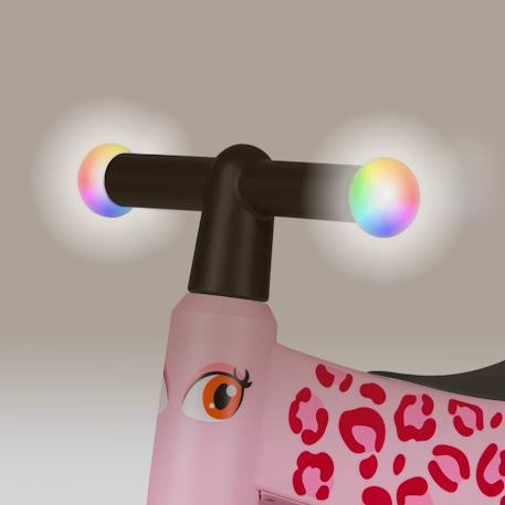 Draisienne sammy à 4 roues avec siège ergonomique Pink rose+White+Yellow honey 4 - vertbaudet enfant 