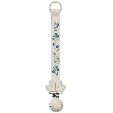 Attache sucette wood blueberry bliss Blanc, bleu 1 - vertbaudet enfant 