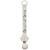 Attache sucette wood blueberry bliss Blanc, bleu 1 - vertbaudet enfant 
