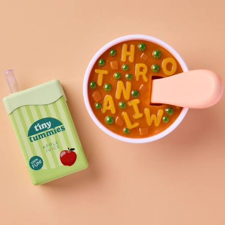 Coffret repas tarte et jus de cerise magiques pour poupée Rose, marron+Vert, orange, rose 4 - vertbaudet enfant 
