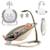 Balancelle transat pascal avec 12 mélodies, vibrations et pliage compact Grey dove+Grey scandi 1 - vertbaudet enfant 