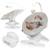 Balancelle transat électrique iris 360° avec 3 mouvements, 5 vitesses et 12 mélodies Beige sand+Grey concrete 1 - vertbaudet enfant 