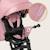 Tricycle poussette tris plus jusqu’à 25 kg avec siège réversible et accessoires Beige sand+Blue denim+Pink rose 17 - vertbaudet enfant 