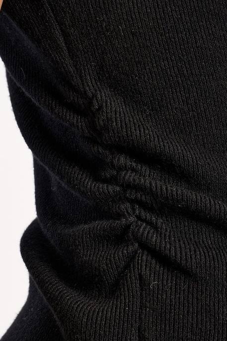 Top froncé, col montant Noir 5 - vertbaudet enfant 