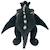 Peluche nemu nemu dragon noir (60 cm) Noir 4 - vertbaudet enfant 