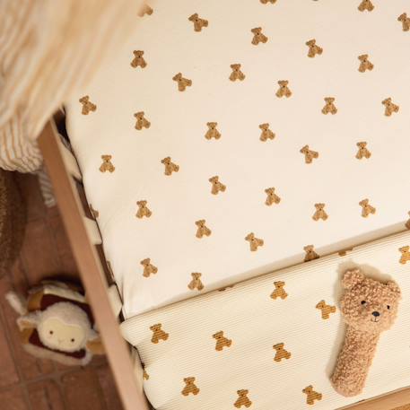 Couverture mini teddy bear little waffle-fluffy (100 x 150 cm) Ecru, marron, beige 6 - vertbaudet enfant 