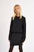 Pull en maille col rond, motif cœurs Noir 1 - vertbaudet enfant 