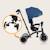 Tricycle poussette tris plus jusqu’à 25 kg avec siège réversible et accessoires Beige sand+Blue denim+Pink rose 8 - vertbaudet enfant 