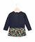 Tunique manches longues 100% coton fille Indigo 2 - vertbaudet enfant 