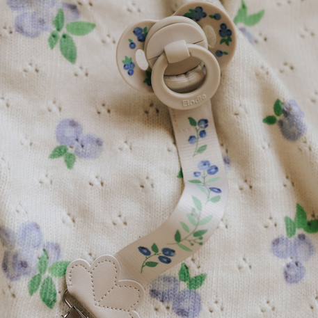 Attache sucette wood blueberry bliss Blanc, bleu 5 - vertbaudet enfant 