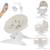 Balancelle et nacelle électrique vivi set avec 3 modes, 12 mélodies et télécommande Beige sand 1 - vertbaudet enfant 