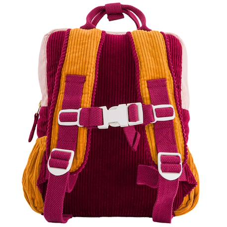 Sac à dos enfant en velours amour fou Bleu marine+Rose 8 - vertbaudet enfant 