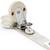 Attache sucette wood blueberry bliss Blanc, bleu 2 - vertbaudet enfant 